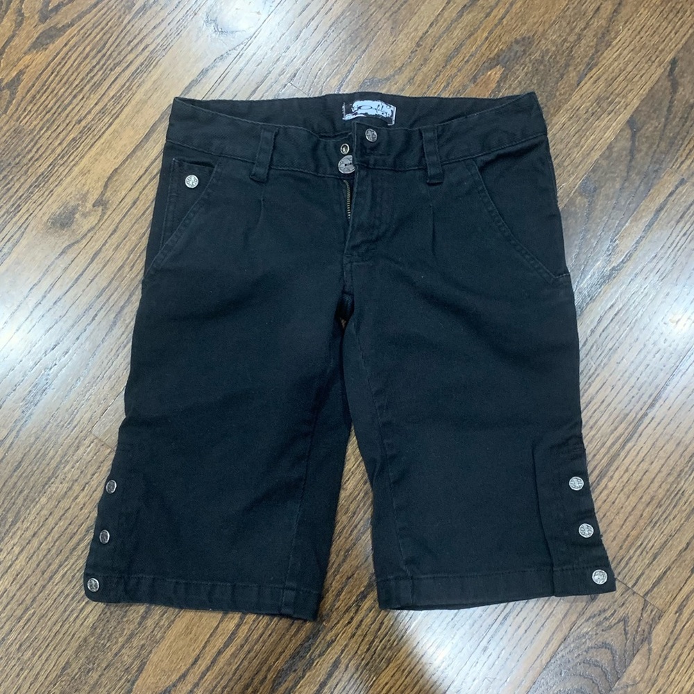 Oakley like new Black Women's Button-Accent Shorts